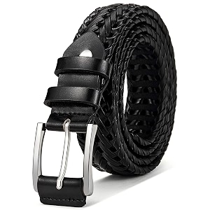 stretch belt menbulliant mens woven stretch braided belt 1 38