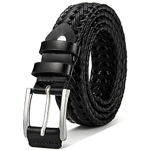 stretch belt menbulliant mens woven stretch braided belt 1 38
