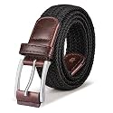 Stretch Belt Men,Bulliant Mens Woven Stretch Braided Belt 1 3/8