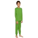 STRETCH IS COMFORT Boys Thermal Set Long Sleeve Top with Jogger Pants | Crew Neck or Hoodie | Thermal Underwear For Kids Set
