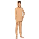 STRETCH IS COMFORT Boys Thermal Set Long Sleeve Top with Jogger Pants | Crew Neck or Hoodie | Thermal Underwear For Kids Set