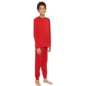 STRETCH IS COMFORT Boys Thermal Set Long Sleeve Top with Jogger Pants | Crew Neck or Hoodie | Thermal Underwear For Kids Set