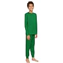 STRETCH IS COMFORT Boys Thermal Set Long Sleeve Top with Jogger Pants | Crew Neck or Hoodie | Thermal Underwear For Kids Set
