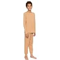 STRETCH IS COMFORT Boys Thermal Set Long Sleeve Top with Jogger Pants | Crew Neck or Hoodie | Thermal Underwear For Kids Set