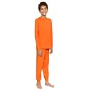 STRETCH IS COMFORT Boys Thermal Set Long Sleeve Top with Jogger Pants | Crew Neck or Hoodie | Thermal Underwear For Kids Set