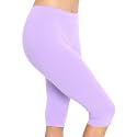 STRETCH IS COMFORT Cotton Capri Leggings, Knee Length Pants, Plus Size