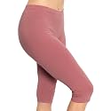 STRETCH IS COMFORT Cotton Capri Leggings, Knee Length Pants, Plus Size