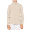 STRETCH IS COMFORT Girl's Oh So Soft Long Sleeve Turtleneck | Youth Size 2-16