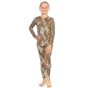 STRETCH IS COMFORT Girls 2 Piece Hoodie Short Sleeve Long Sleeve Crew Neck Top and Leggings Set Kids Thermals Underwear Set