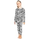 STRETCH IS COMFORT Girls 2 Piece Hoodie Short Sleeve Long Sleeve Crew Neck Top and Leggings Set Kids Thermals Underwear Set