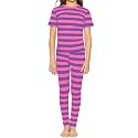 STRETCH IS COMFORT Girls 2 Piece Hoodie Short Sleeve Long Sleeve Crew Neck Top and Leggings Set Kids Thermals Underwear Set