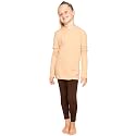 STRETCH IS COMFORT Girls 2 Piece Hoodie Short Sleeve Long Sleeve Crew Neck Top and Leggings Set Kids Thermals Underwear Set