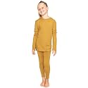 STRETCH IS COMFORT Girls 2 Piece Hoodie Short Sleeve Long Sleeve Crew Neck Top and Leggings Set Kids Thermals Underwear Set