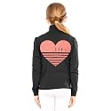 STRETCH IS COMFORT Sparkle Dance Warm Up Jacket for Girls and Women | Glitter Performance Studio Competition Zip Layer