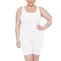 STRETCH IS COMFORT Women's Plus Size Teamwear Cotton Tank Unitard