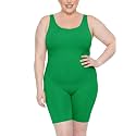 STRETCH IS COMFORT Womens Plus Size Tank Unitard Athletic Rompers For Women
