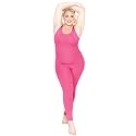 STRETCH IS COMFORT Women's Plus Size Teamwear Cotton Tank Unitard
