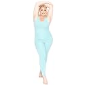 STRETCH IS COMFORT Women's Plus Size Teamwear Cotton Tank Unitard