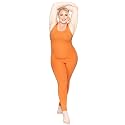 STRETCH IS COMFORT Women's Plus Size Teamwear Cotton Tank Unitard