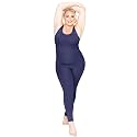 STRETCH IS COMFORT Women's Plus Size Teamwear Cotton Tank Unitard