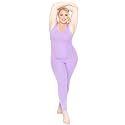 STRETCH IS COMFORT Womens Plus Size Tank Unitard Athletic Rompers For Women