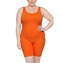 STRETCH IS COMFORT Women's Plus Size Teamwear Cotton Tank Unitard