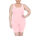 STRETCH IS COMFORT Women's Plus Size Teamwear Cotton Tank Unitard