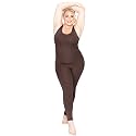 STRETCH IS COMFORT Women's Plus Size Teamwear Cotton Tank Unitard