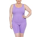 STRETCH IS COMFORT Women's Plus Size Teamwear Cotton Tank Unitard