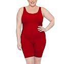 STRETCH IS COMFORT Women's Plus Size Teamwear Cotton Tank Unitard