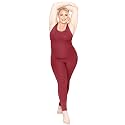 STRETCH IS COMFORT Women's Plus Size Teamwear Cotton Tank Unitard