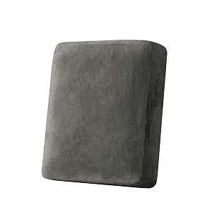 Stretch Silver Fox Velvet Couch Cushion Cover