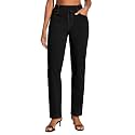 Stretchy Straight Leg Jeans for Women Pull On High Waisted Trendy Denim