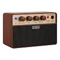 STRICH 2 x 5W Bass Practice Amp, Rechargeable, Clean/Drive, Vintage Brown