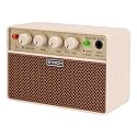 STRICH 2 x 5W Mini Bass Practice Amp, Rechargeable, Clean/Drive, Brown