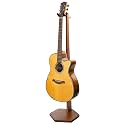 STRICH Acoustic Guitar Stand, Electric Guitar Dispaly Stand, 40.5" Height Wooden Floor Walnut Guitars Holder with Hanger for Home, Studio (FH1, Guitar Display)