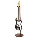 STRICH Bass Guitar Stand, HardWood 44.1" Height Floor Guitar Dispaly, Walnut Guitars Holder with Hanger for Home, Studio (FH-2, Bass Display)