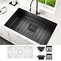 Strictly Sinks 32” Undermount Single Bowl Kitchen Sink – Brushed Copper