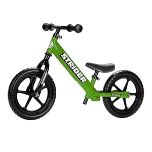 strider classic no-pedal balance bike green