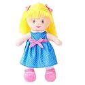 STRIDERS Gurliez Doll 20 Inch Abigail Rag Doll with Red Dress Soft Plush Fabric, Perfect Cuddly Toy for Kids