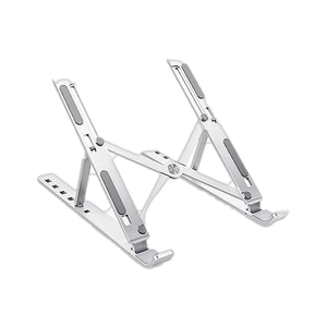 striff aluminum laptop standfoldable adjustable ventilatedup to 156 silver aluminium laptop stand with adjustable height compatible with 40 - 44cm laptops
