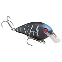 Strike King Lures, KVD Square Bill Silent Crankbaits, Model 1.5, 2 1/2" Length, 7/16 oz, 4 Hook, Wicked, Package of 1