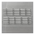 Strip Compatible with 40" TV 40LF630V 40LF6300 40LH5300 40LH5700 40LX560H 40LF570V 40LF631V SVL400 HC400DUN-VCKN1 VCKN2 VCKN3 Spare Parts(8pcs for 1 TV)
