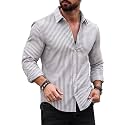 Striped Casual Regular Fit Shirt for Men