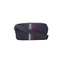 Striped Navy Nylon Sling Bag
