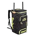 Canvas & Nylon Padded Foam Material Cricket KIT Bag with Shoes Compartment and 2 BAT Pocket + 1 Cricket Bat