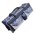 Hockey Kit Bag Cum Travel Duffel Bag with Rolling Wheels - Large 38 Inch Heavy Duty - Blue(Bag Only/Colors of Bag May Vary)