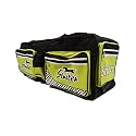 Hockey Kit Bag Cum Travel Duffel Bag with Rolling Wheels-Large 38 Inch Heavy Duty - Green (Bag Only/Colors of Bag May Vary)