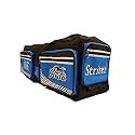 Hockey Kit Bag Cum Travel Duffel Bag with Rolling Wheels-Large 38 Inch Heavy Duty - Blue (Bag Only/Colors of Bag May Vary)