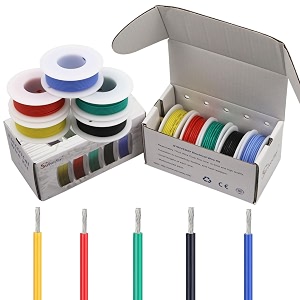 30 awg flexible silicone 30 gauge coper hook up 300v cables electric stranded wire diy box-1